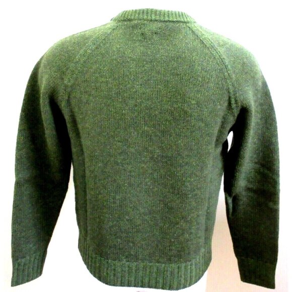 OOBE Brand Men's Edisto Crew Neck Virgin Wool Sweater Palma Green NWT Large - Picture 6 of 8